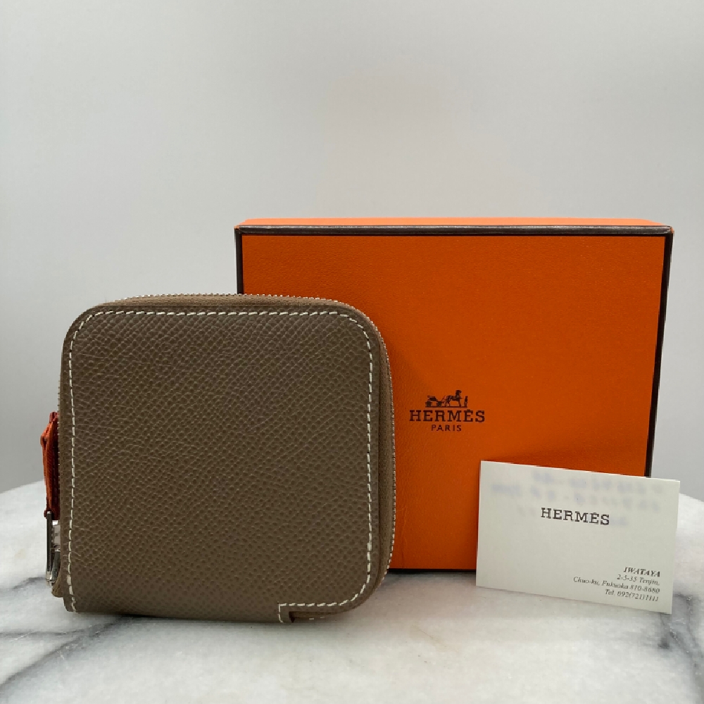 HERMES エルメス キャスケット 鹿 ディアスキンレザー 茶 57 【公式通販】